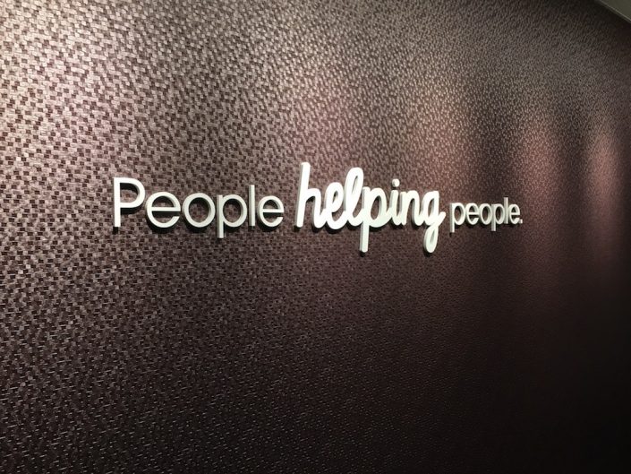 Dimensional Wall Sign