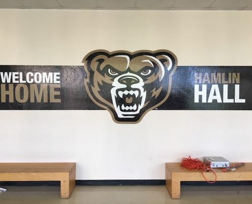 Oakland University Wall Wrap Oak U Wall Wrap