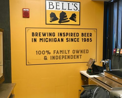 Little Caesars Arena Bell's Wall Wrap Wall Wrap