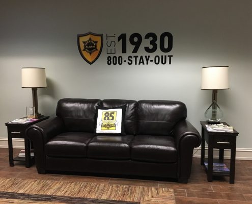 Guardian Alarm Wall Decal