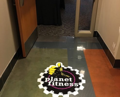 PlanetFitnesFloorGraphic