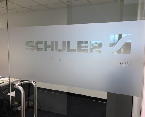 Schuller Glass Etch Sign Glass Etch Sign