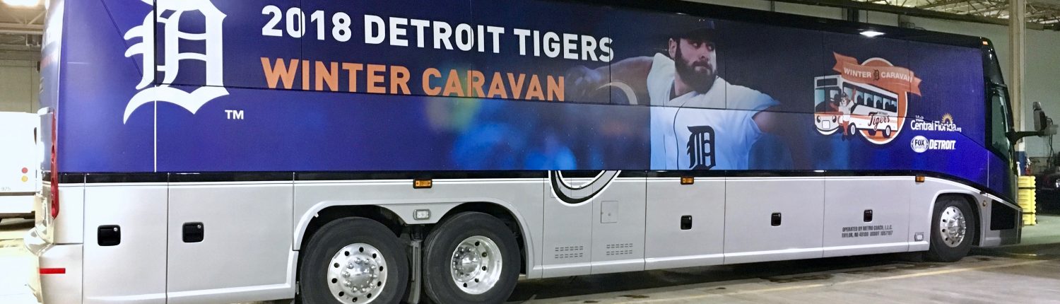 Detroit Tiger Bus 2018 Bus Wrap