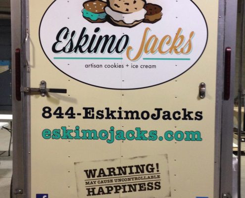 Trailer Wrap back view